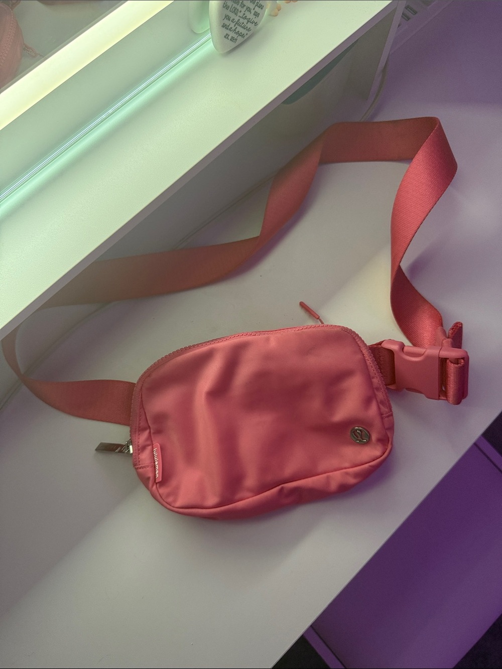 lululemon Pink Crossbody Belt Bag